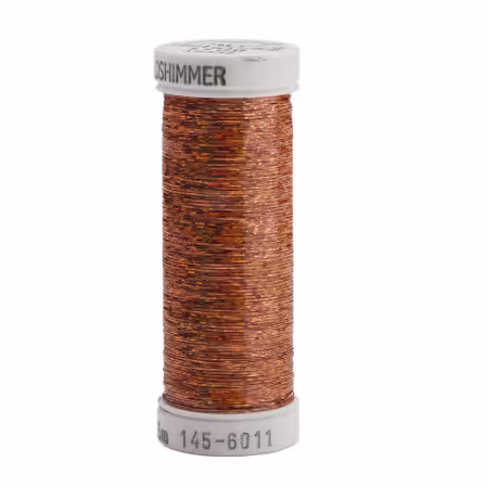 Holoshimmer Polyester Metallic Thread 250yds Light Copper