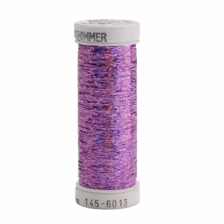 Holoshimmer Polyester Metallic Thread 250yds Fuchsia