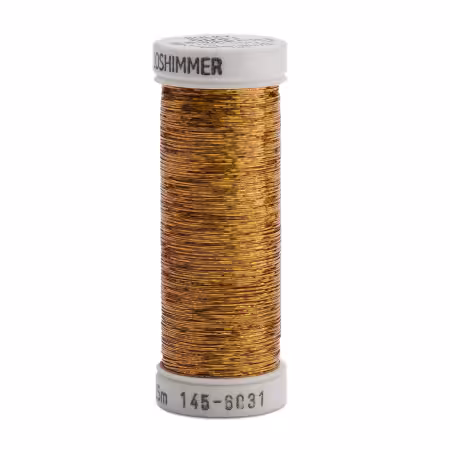 Holoshimmer Polyester Metallic Thread 250yds Orange