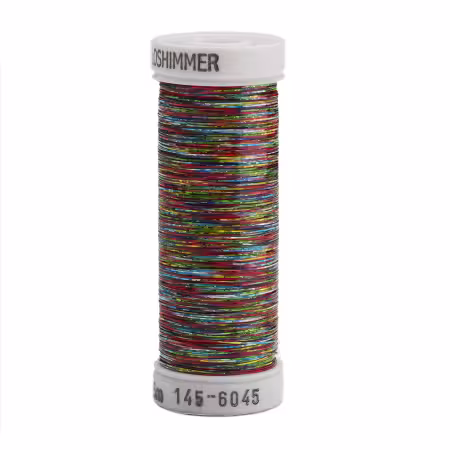 Holoshimmer Polyester Metallic Thread 250yds Dark Multi
