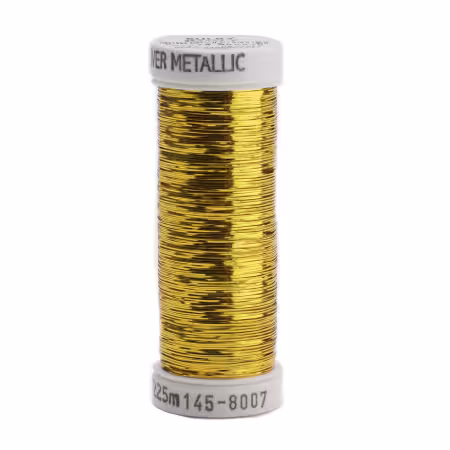 Sliver Metallic Nylon/Polyester Thread 40wt 215d 250yds Gold