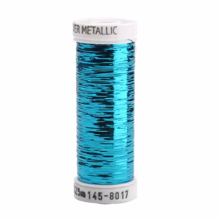 Sliver Metallic Nylon/Polyester Thread 40wt 215d 250yds Peacock