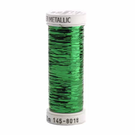 Sliver Metallic Nylon/Polyester Thread 40wt 215d 250yds Christmas Green