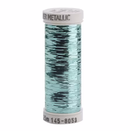 Sliver Metallic Nylon/Polyester Thread 40wt 215d 250yds Mint