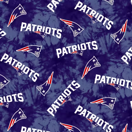 NFL Football New England Patriots Flannel Print