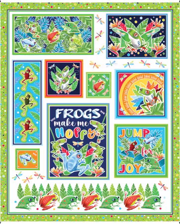 Rainforest Glow Panel Multi Glows in the Dark