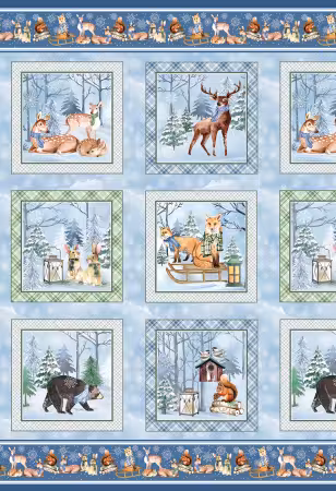 Woodland Panel Blue