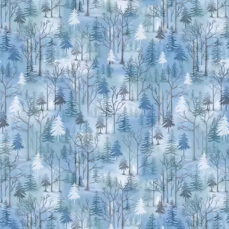 Pine Woodland Medium Blue