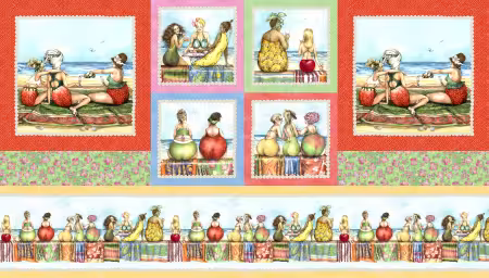 Fruit Ladies Panel Multi