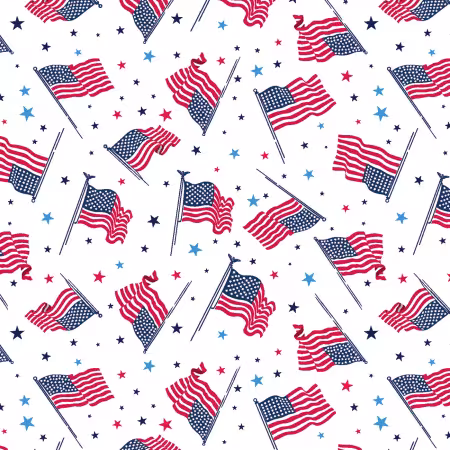 Flags of the USA White