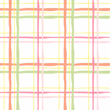 Flannel Plaid White