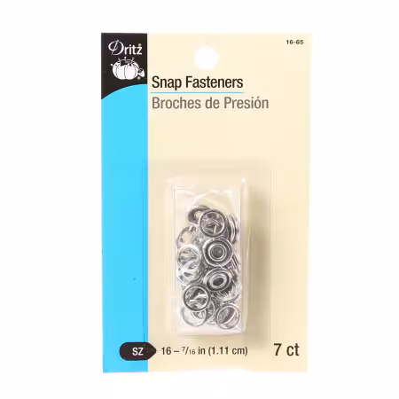 Snap Fastener Nickel 4 Part 7ct