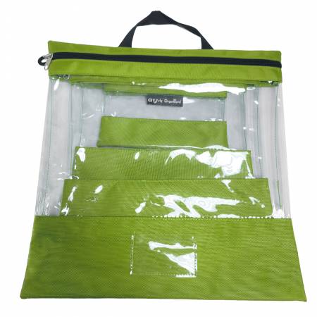 Tutto Clear Organizing Bag Lime
