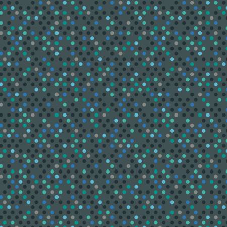 Charcoal/Multi Confetti Drop