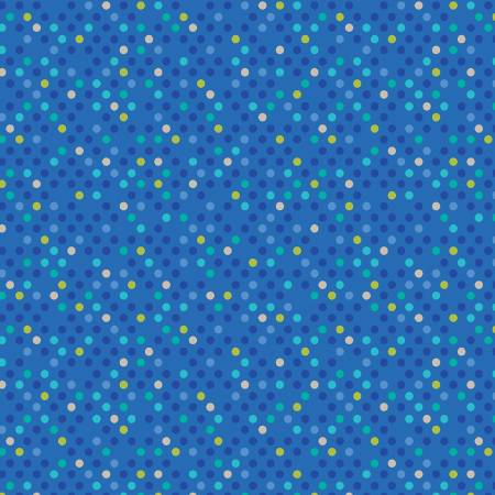 Blue/Multi Confetti Drop