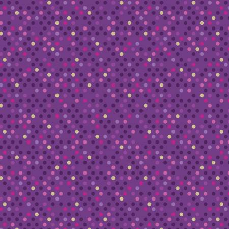 Purple/Multi Confetti Drop