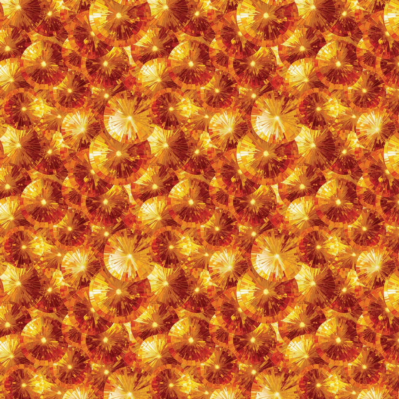 Orange Stained Glass Umbrellas