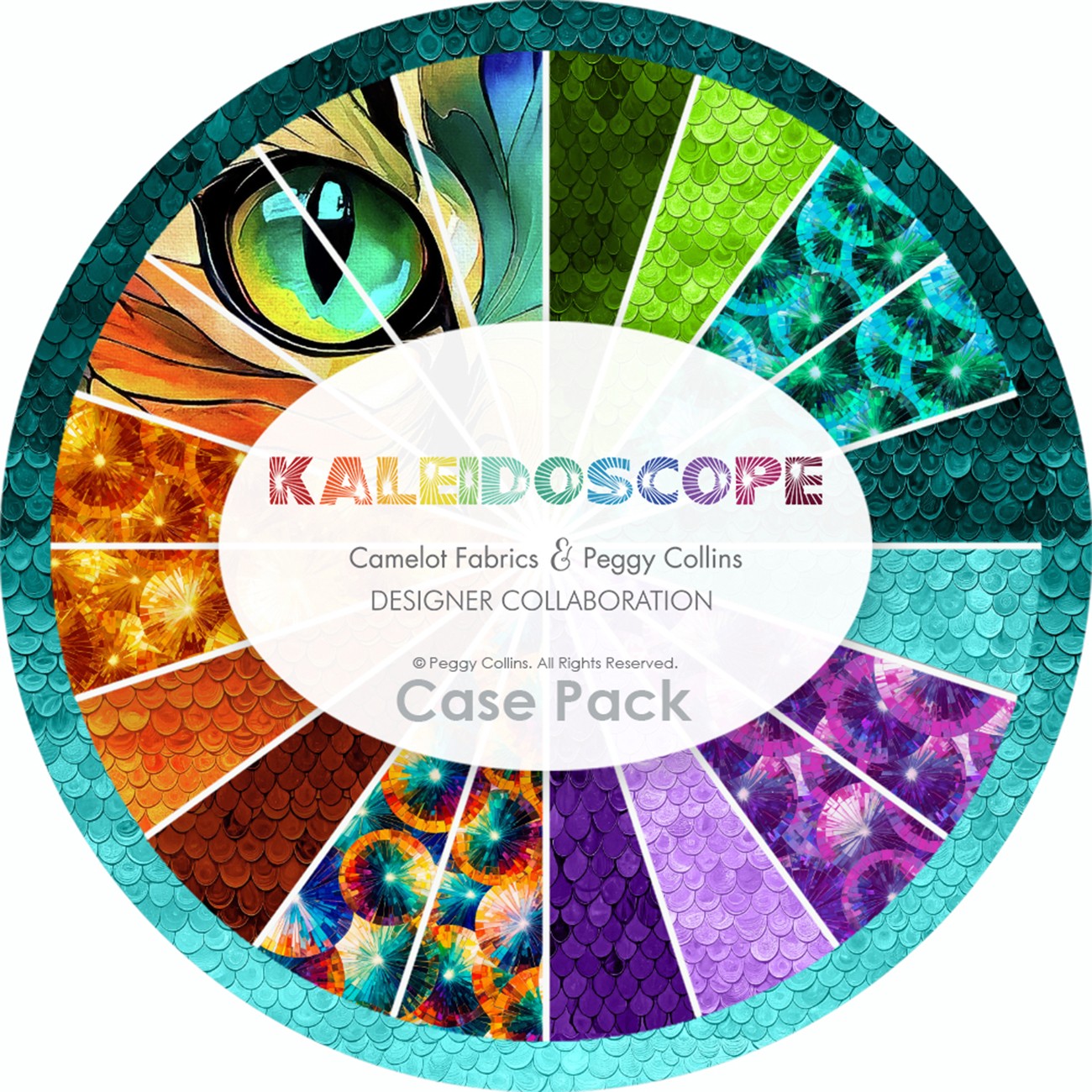 Assortment Kaleidoscope, 9pcs x 15yds
