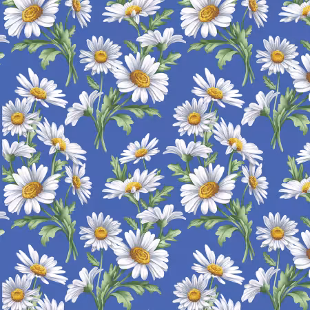 All About Daisies Medium Blue