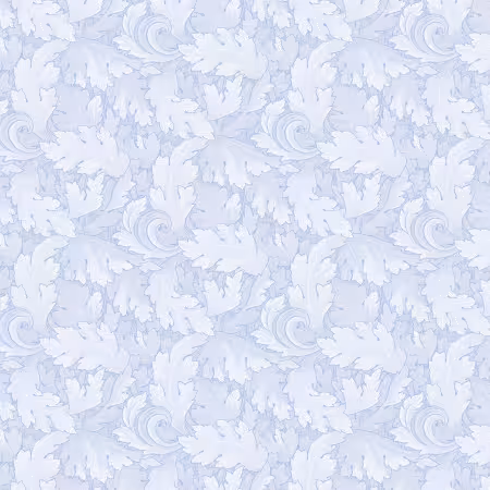 Twirling Leaves Light Blue
