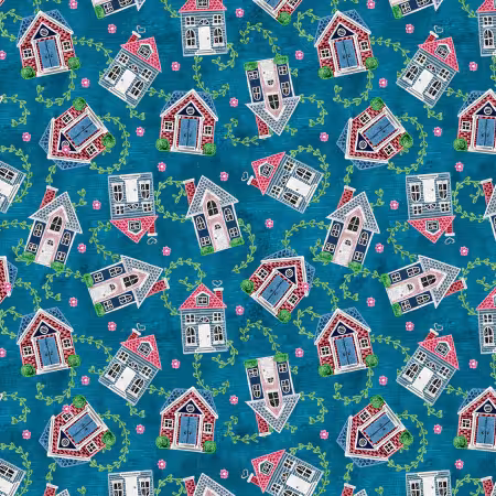 Home Sweet Home Dark Blue