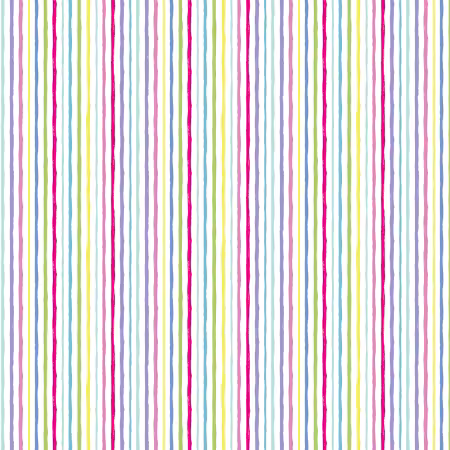 Parisian Stripe White/Multi