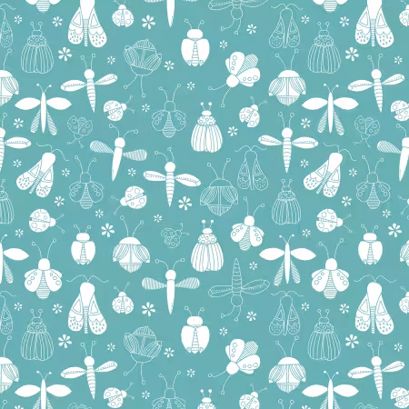Turquoise Bucket of Bugs
