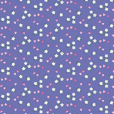 Bella Cafe Hearts Purple