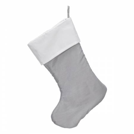 Traditional Christmas Stocking Dove Grey