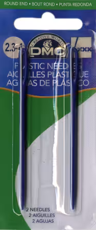 DMC Childrens Plastic Needles 2 3/4in 2ct