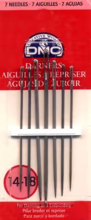 DMC Darners Needles Assorted Sizes 14/18