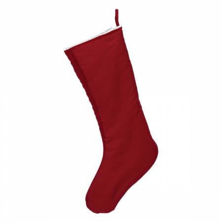 Chic Christmas Stocking Scarlet Red