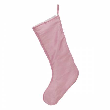 Chic Christmas Stocking Soft Pink