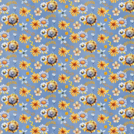 Sweet As Can Bee Sweet Florals Blue