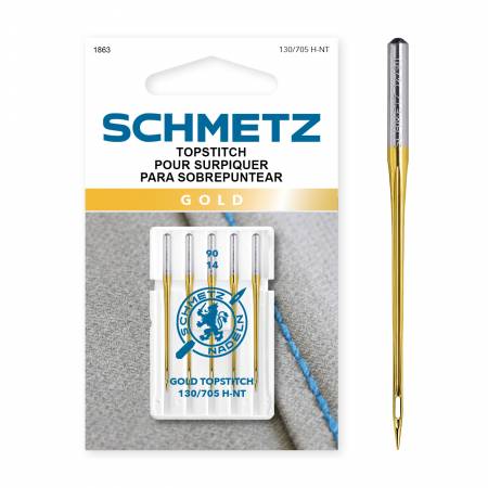 SCHMETZ Gold Topstitch Needles 90/14
