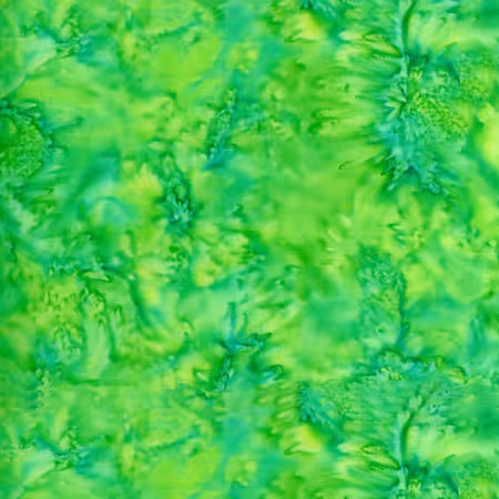 Lime Watercolor Batik