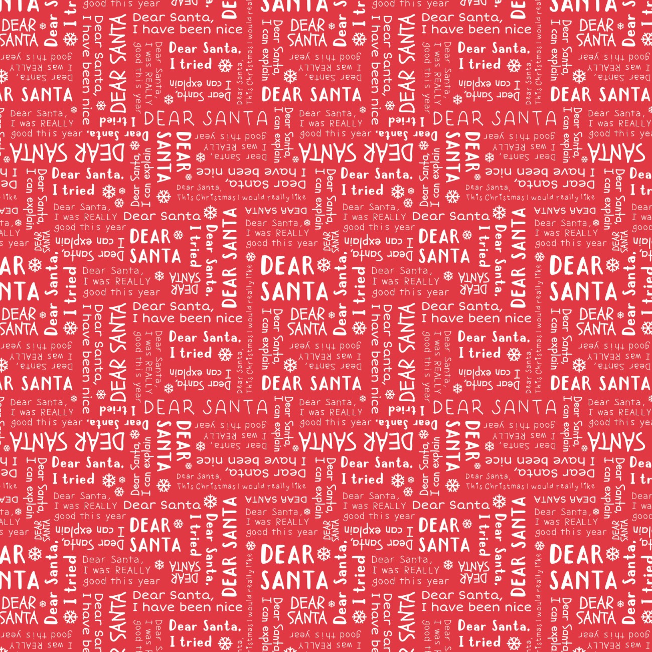 Red Letters to Santa