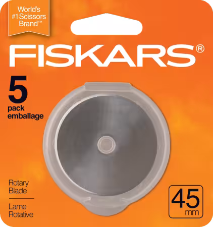 Fiskars 45mm Rotary Blades 5ct