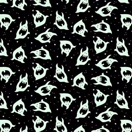Black Tossed Ghost