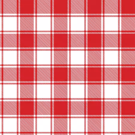 Red and White Plaid
