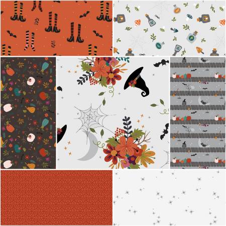 Little Witch 1 Yard Bundle Smoke, 7 Pcs.