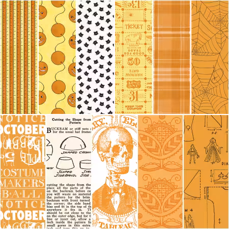 Costume Maker's Act II 1 Yard Bundle Yellow, 11 Pcs.