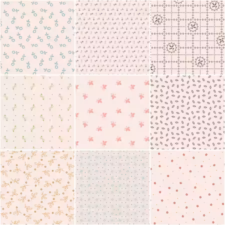 Gentler Times 1 Yard Bundle Backgrounds, 9pcs