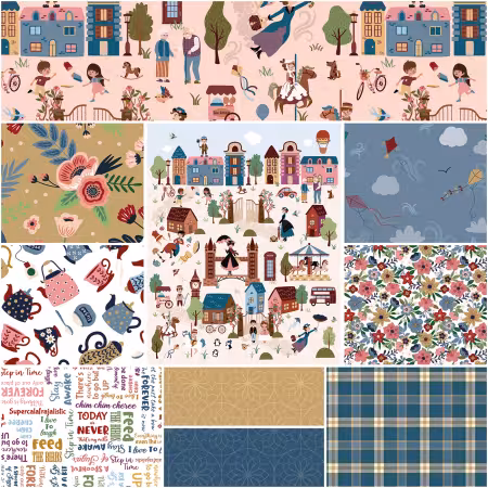 A Spoonful of Sugar 1 Yard Bundle Cloud, 10pcs