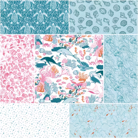 Reef 1 Yard Bundle Multi, 7pcs