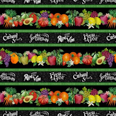 Multi Fresh from the Grove Repeating Stripe