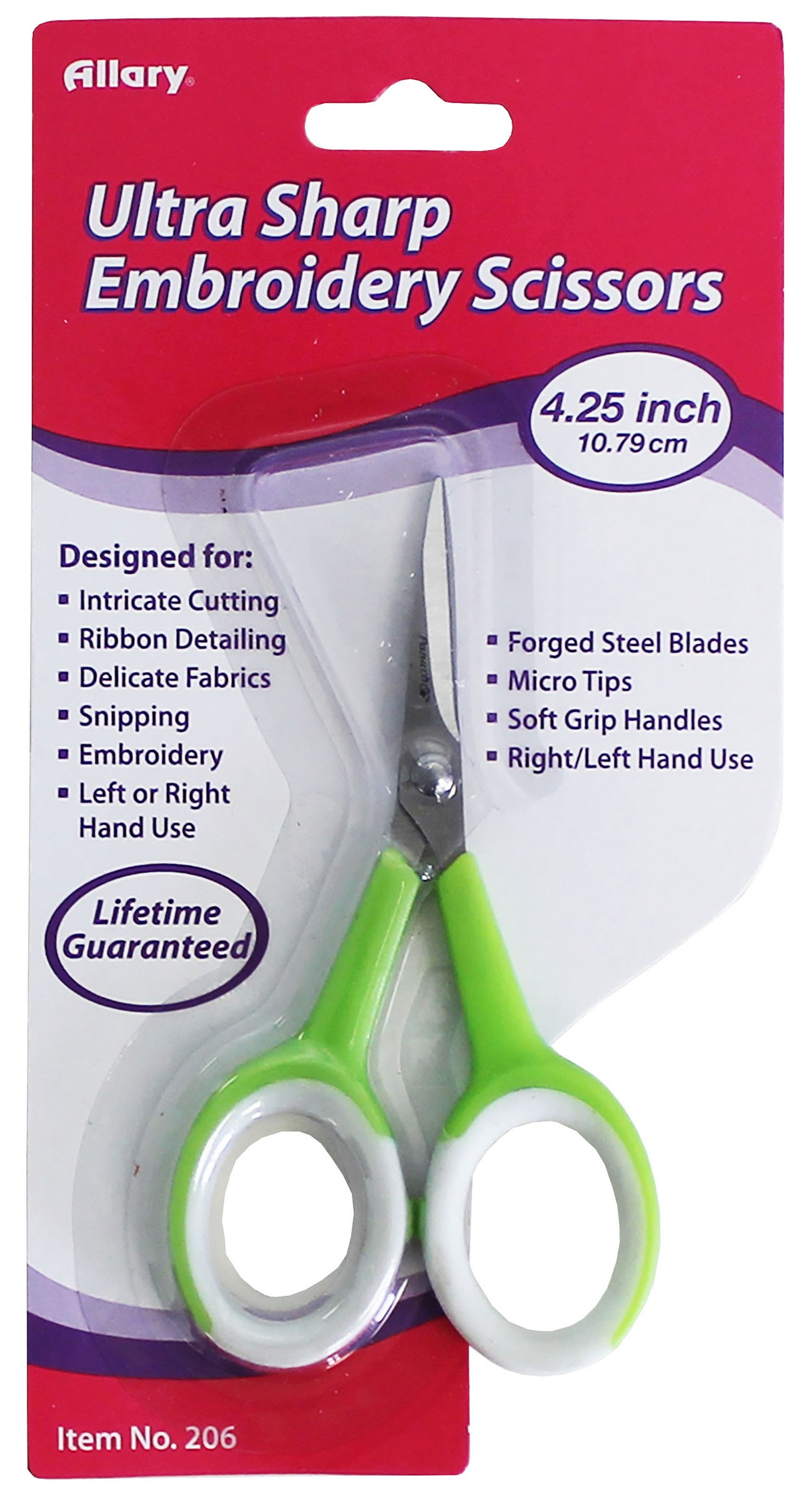 Ultra Sharp Embroidery Scissors 4-1/4in