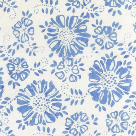 Blue Flowers Batik