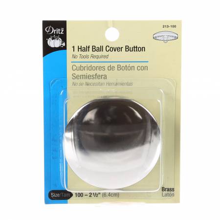 Button Cover Half Ball 2 1/2in