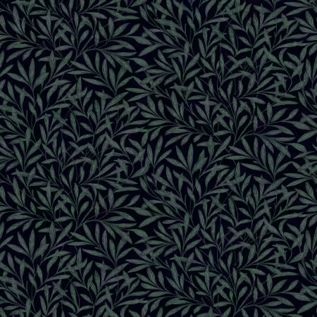 Navy Foliage 6.5 Inch repeat